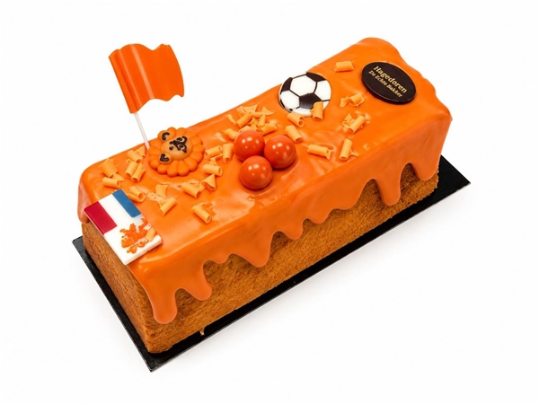 Oranje dripping cake 400 gram